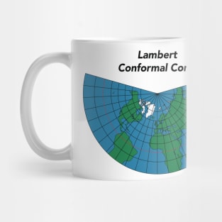 Lambert Projection Mug